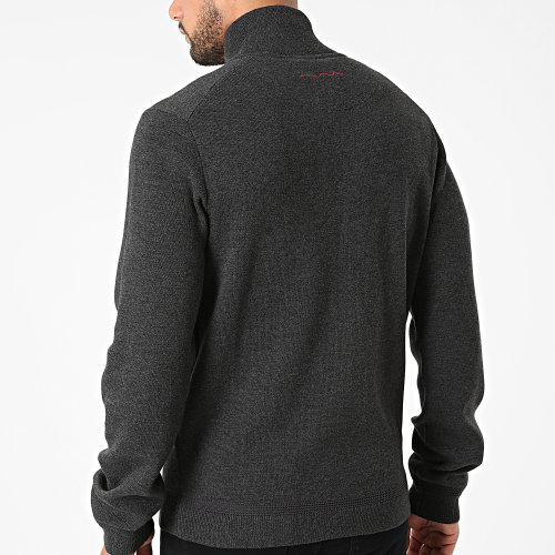 Veste Zippée Ettore 10915528D Gris Anthracite Chiné