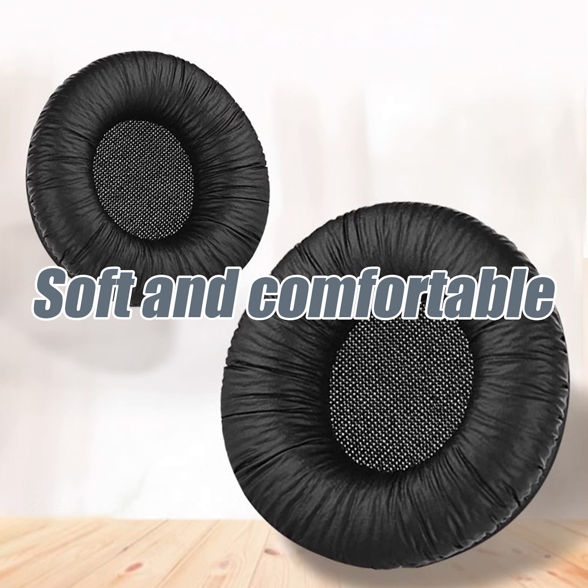 Øreputer for hodetelefondeksler og øreklokker Sennheiser PX100/200/100-II Sort