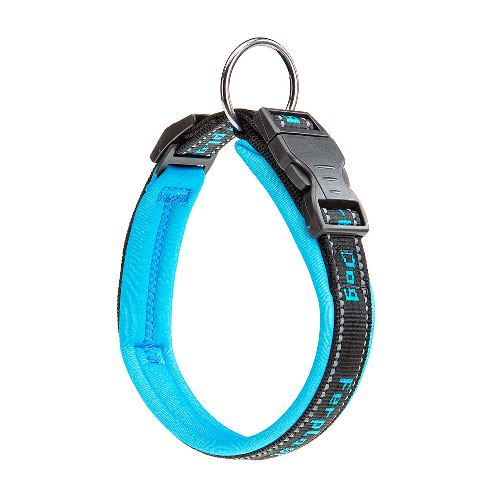 Ferplast collier pour chiens sport dog c25/45, poignée rembourée, ceinture réfléchissante, étiquette porte-nom, a: 35÷45 cm - b: