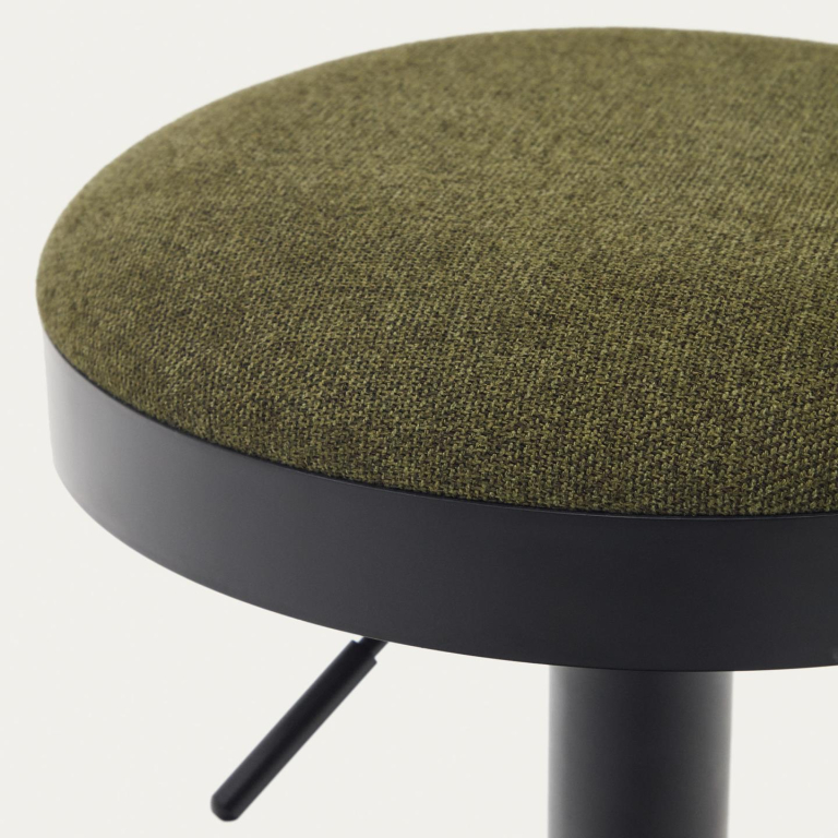Kave Home Zaib verstelbare barkruk 58/80 beige