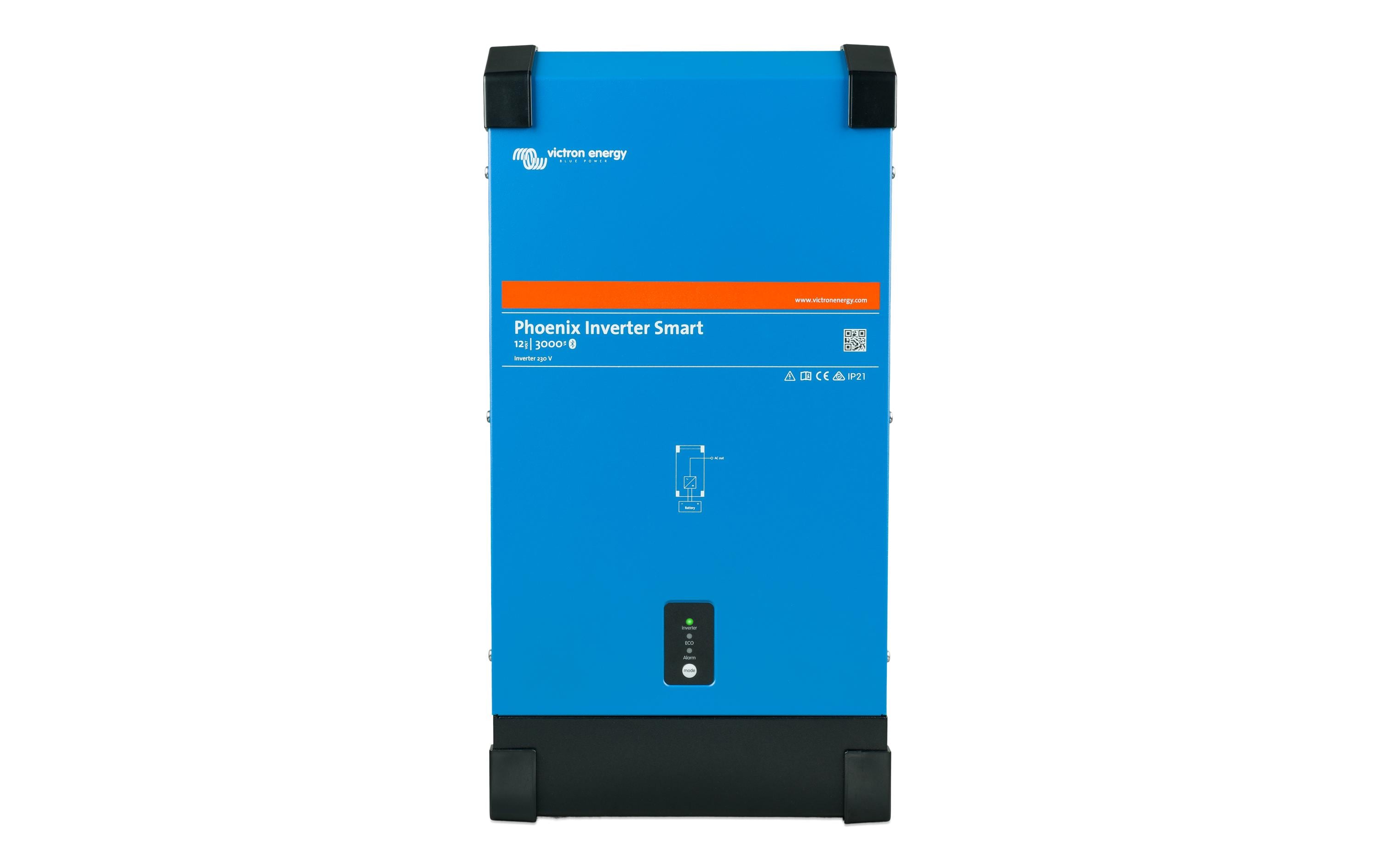 Wechselrichter Phoenix Inverter Smart 12 V 3000 VA<br>Wechselrichter mit ECO-Modus, hoher Einschaltleistung und maximalem Wirkungsgrad von 94%