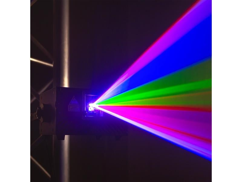 BeamZ Laser Pollux 1200 DMX-Super-Animationslaser mit über hundert integrierten Effekten
