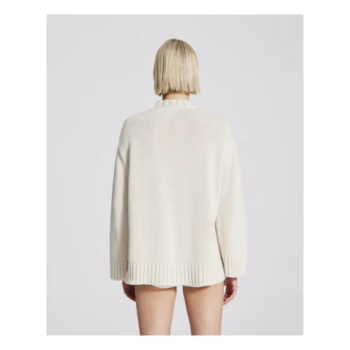 GAI+LISVA Cardigan Iben Coton Bio | Ecru