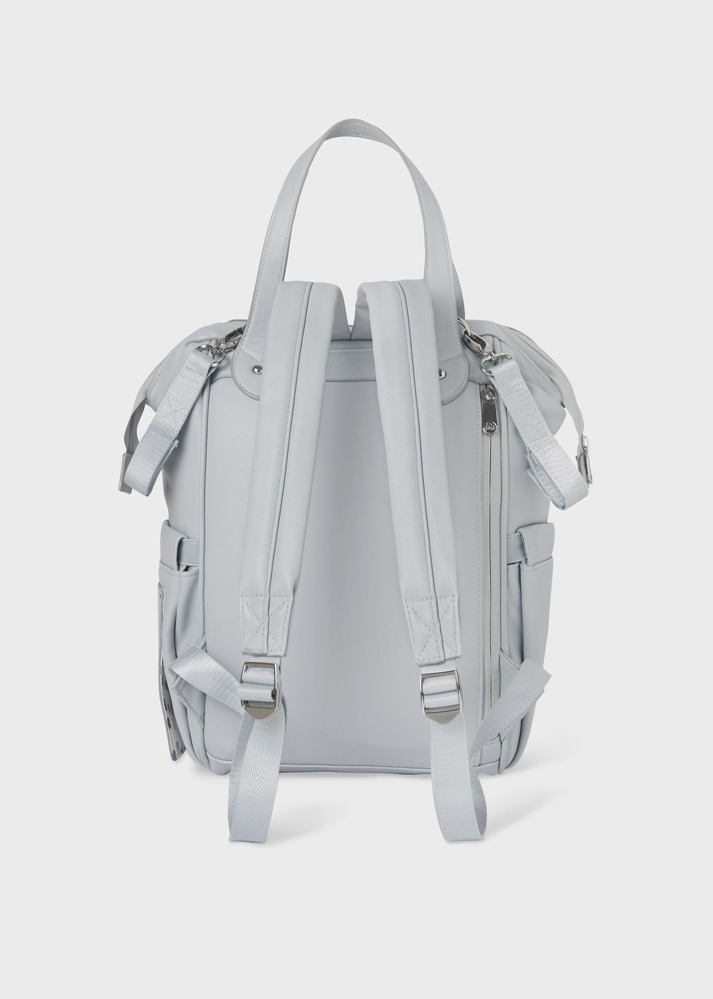 Mochila de couro sintético para bebê