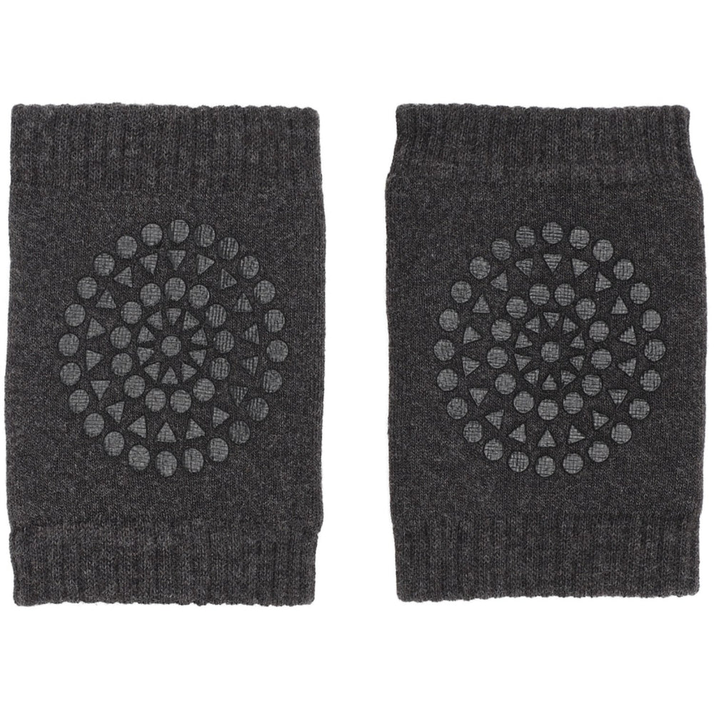 Køb Gobabygo Dark Grey Melange Crawling Knæbeskyttere Organic Terry Bomuld