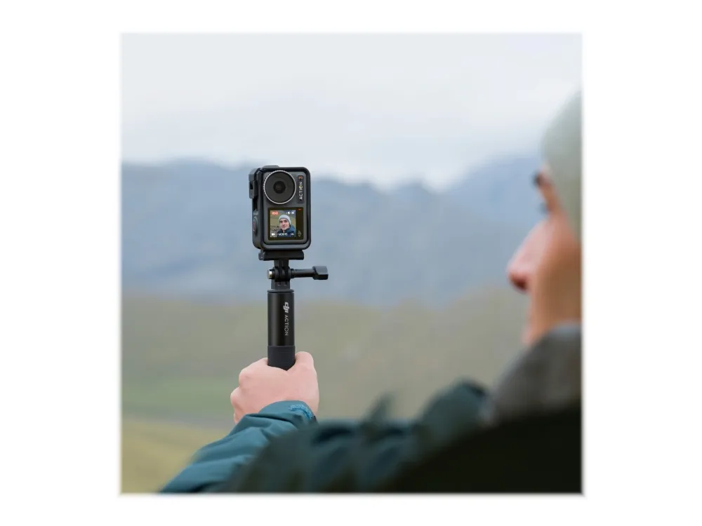 DJI Osmo Action 3 - Adventure Combo - action-kamera - 4K / 120 fps - Wi-Fi, Bluetooth - undervands op til 16 m