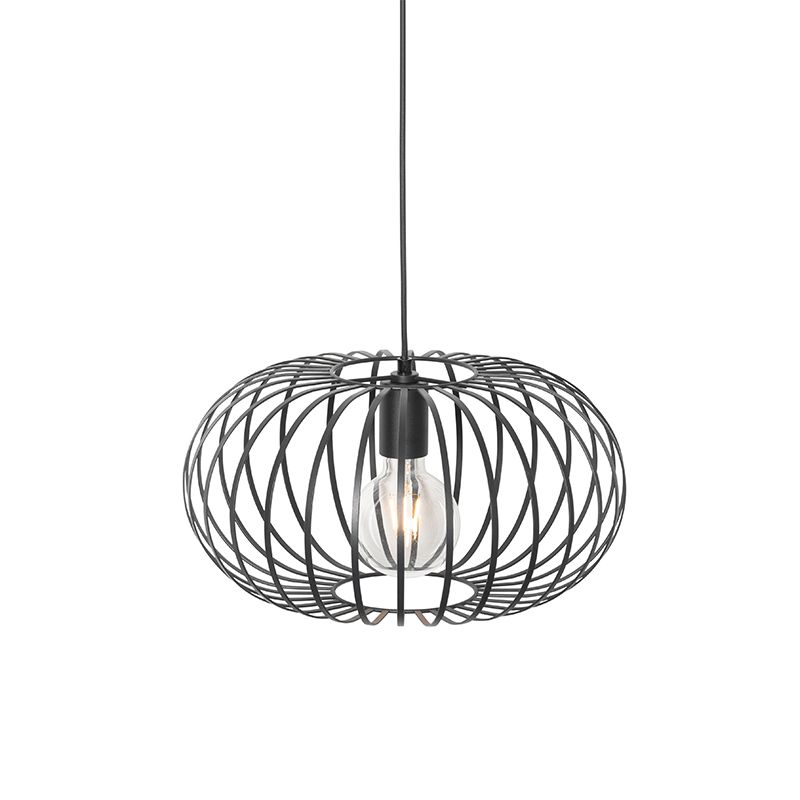 Design hanglamp zwart draad 39cm - Johanna