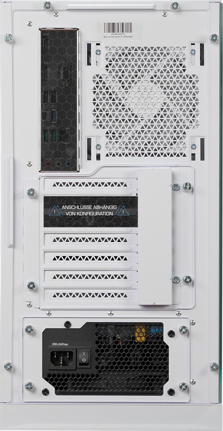 Gaming PC Invader V AMD Ryzen 7 5800X, 64GB DDR4, NVIDIA RTX 4060 8 GB, 2TB SSD, Windows 11