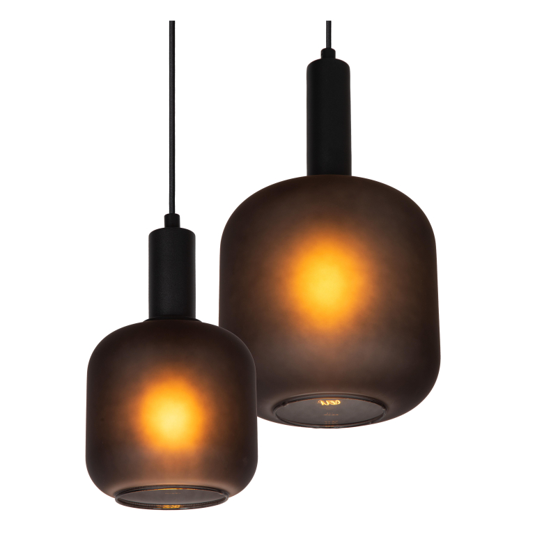 Lucide Eloise 4 cluster hanglamp ovaal zwart