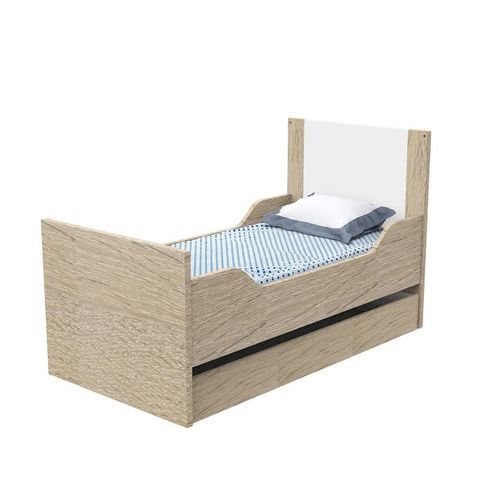 Lit évolutif 70x140 ANTONIN Bois Blanc - SAUTHON