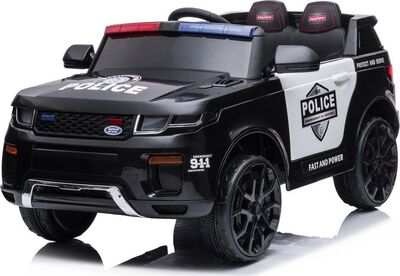 Azeno Elbil Politibil SUV 12V, Svart