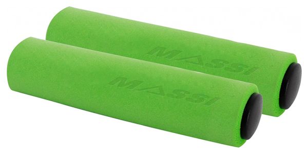 Paire de Grips Massi Silicone Mat Vert