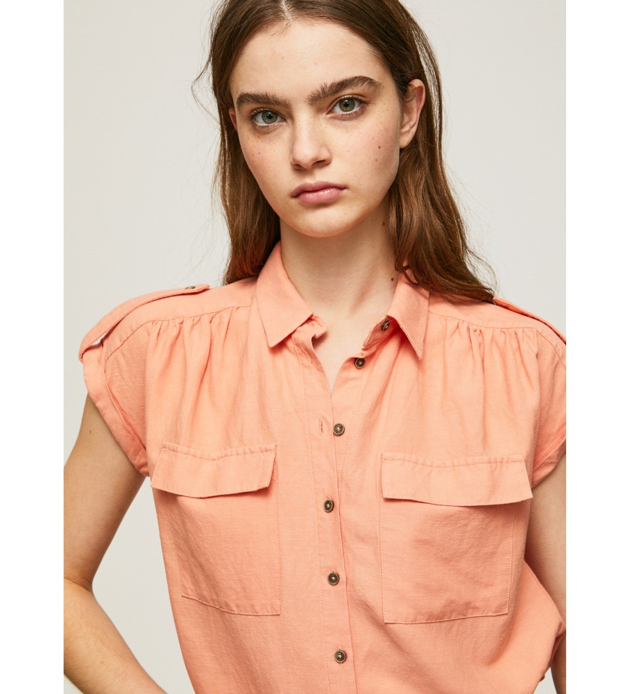 Camiseta laranja Brenda da Pepe Jeans