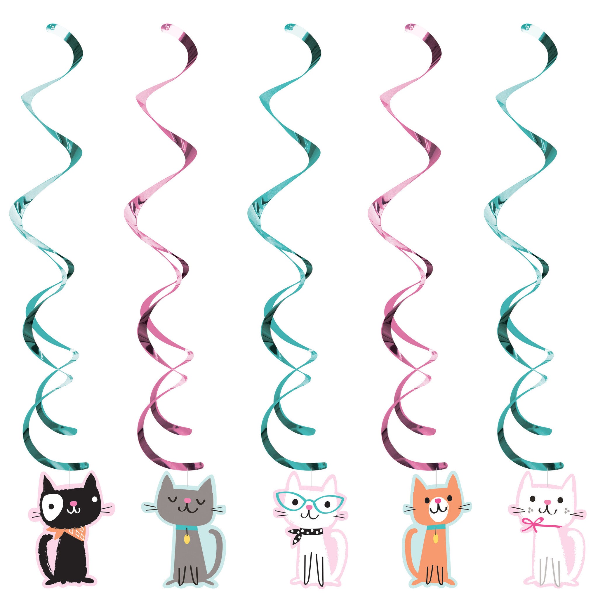 Party Cats Hangdecoratie 5st
