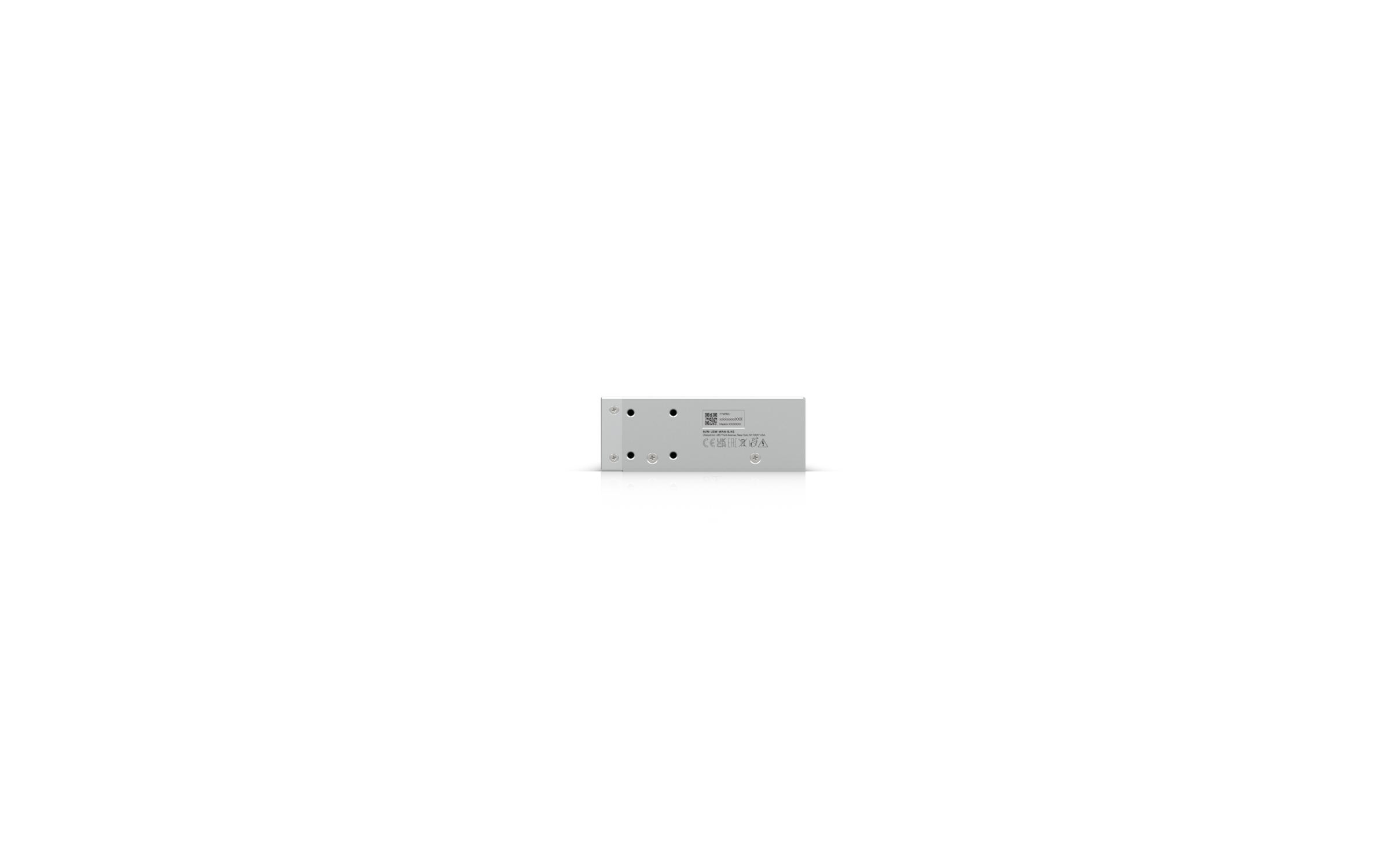 UniFi Switch USW-WAN-RJ45 4 Port<br>10 GbE WAN Switch für den redundanten Betrieb zweier UniFi Gateways mit einem Internetanschluss