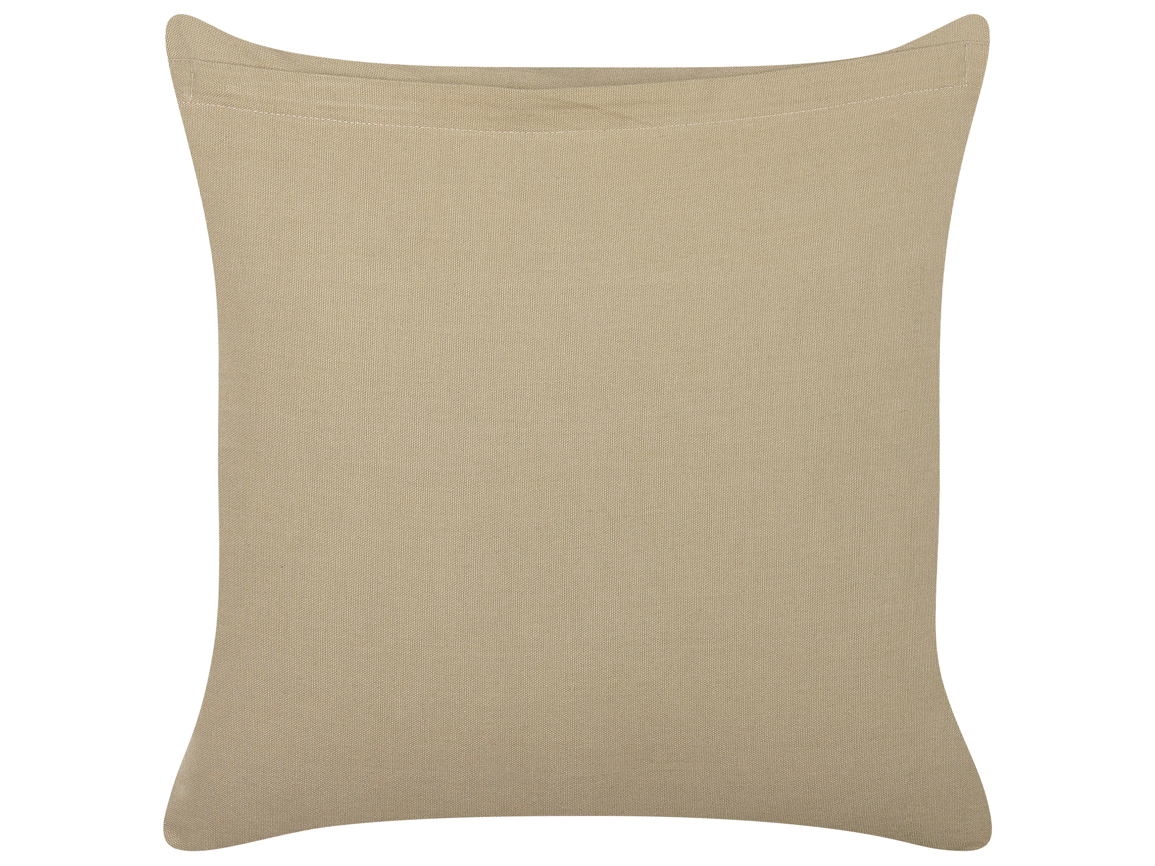 Sierkussen SENECIO Katoen 45 x 45 cm Beige geometrisch patroon