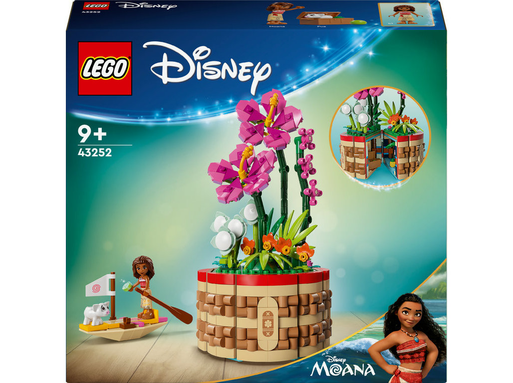 VASO DE FLORES LEGO DISNEY PRINCESAS