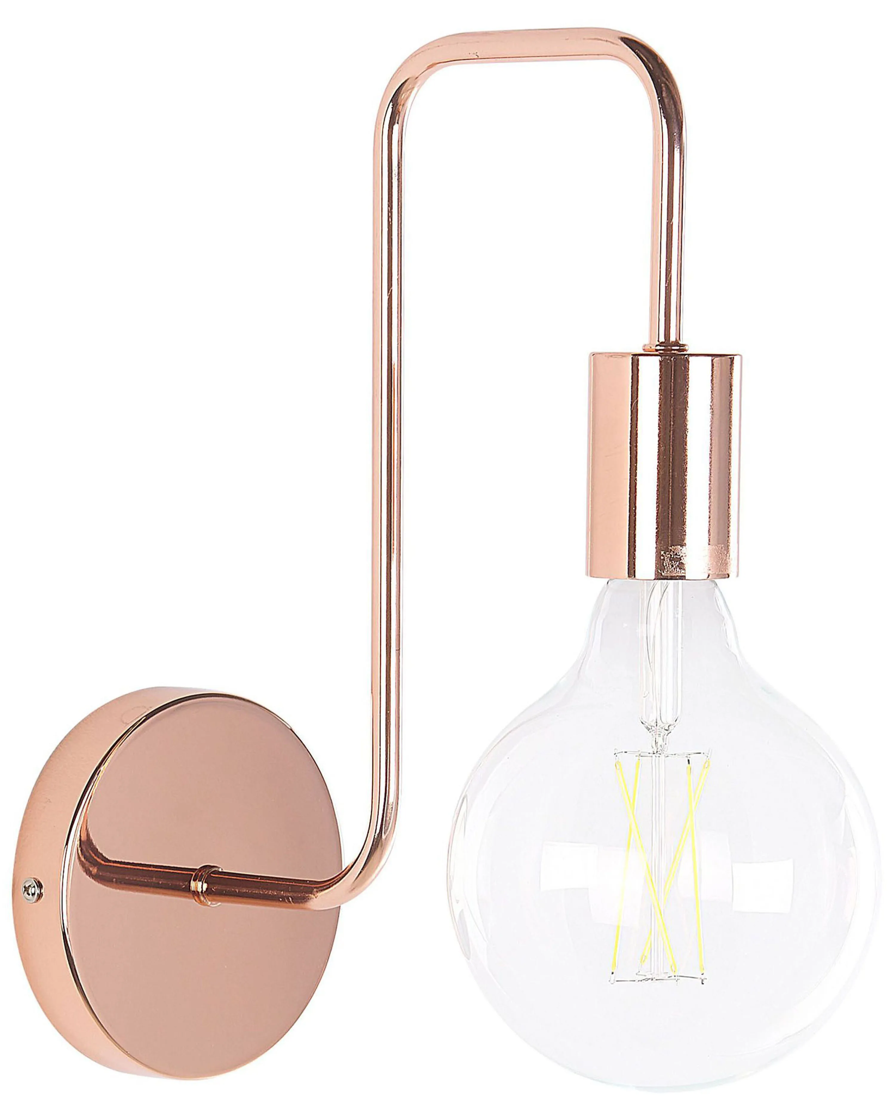 Wandlamp SAVENA Metaal Koper