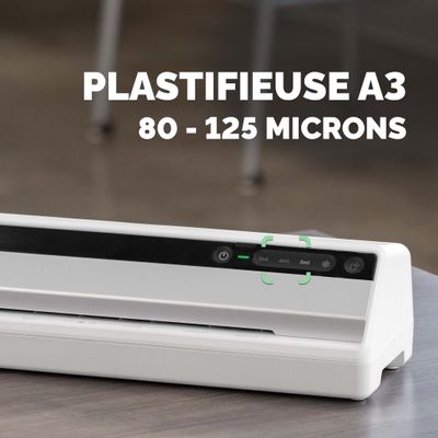Fellowes Saturn A3 - Plastifieuse A3 - de 80 à 125 microns - à chaud et à froid
