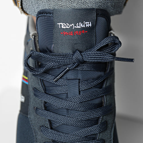 Baskets A Bandes 71497 Navy