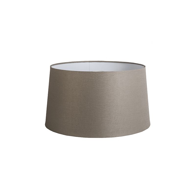 Linnen lampenkap taupe 45 cm