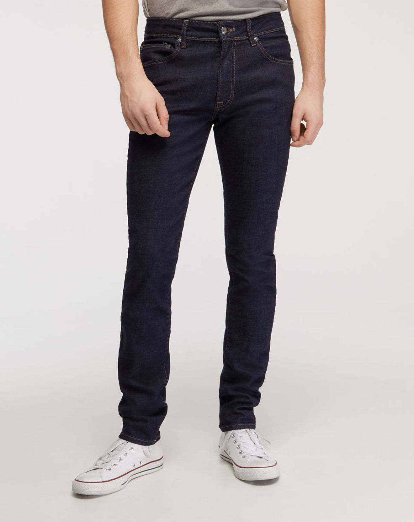 Hackett London Jean Slim bleu brut