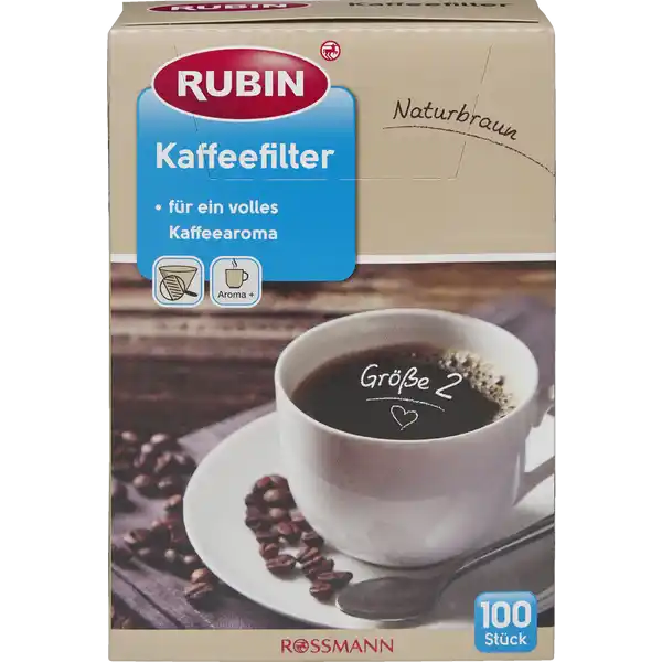 Kaffeefilter naturbraun Gr. 2