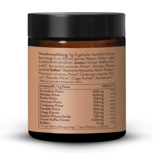 Sunday Natural Products  Mild Cardamom Mushroom Coffee
