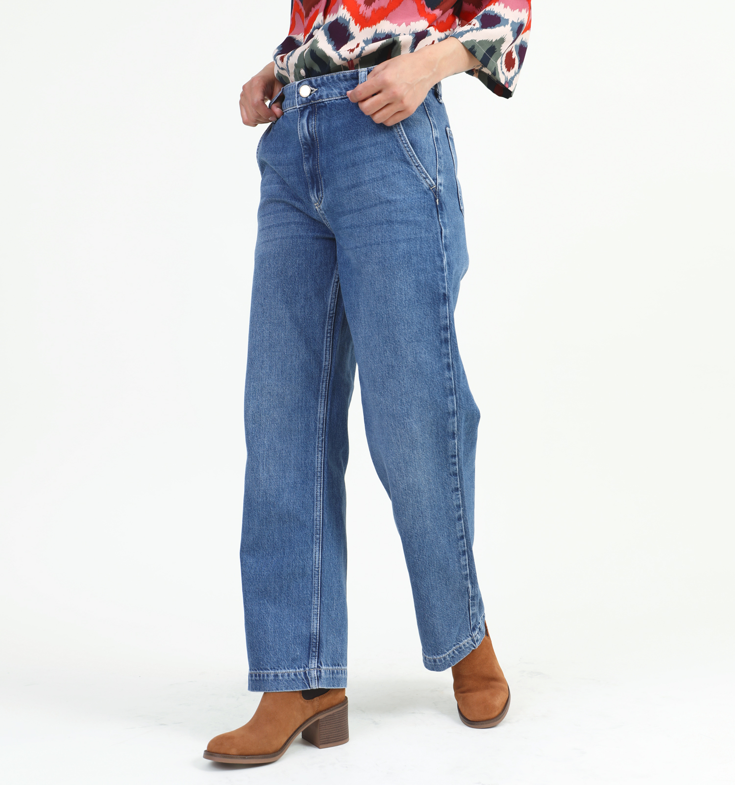 Straight leg jeans blauw L30