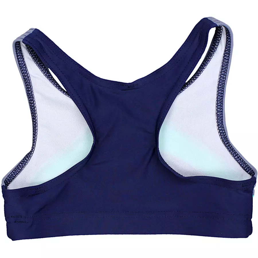 Aquarti Mädchen Sport Bikini Racerback Bustier & Bikinislip graugrün