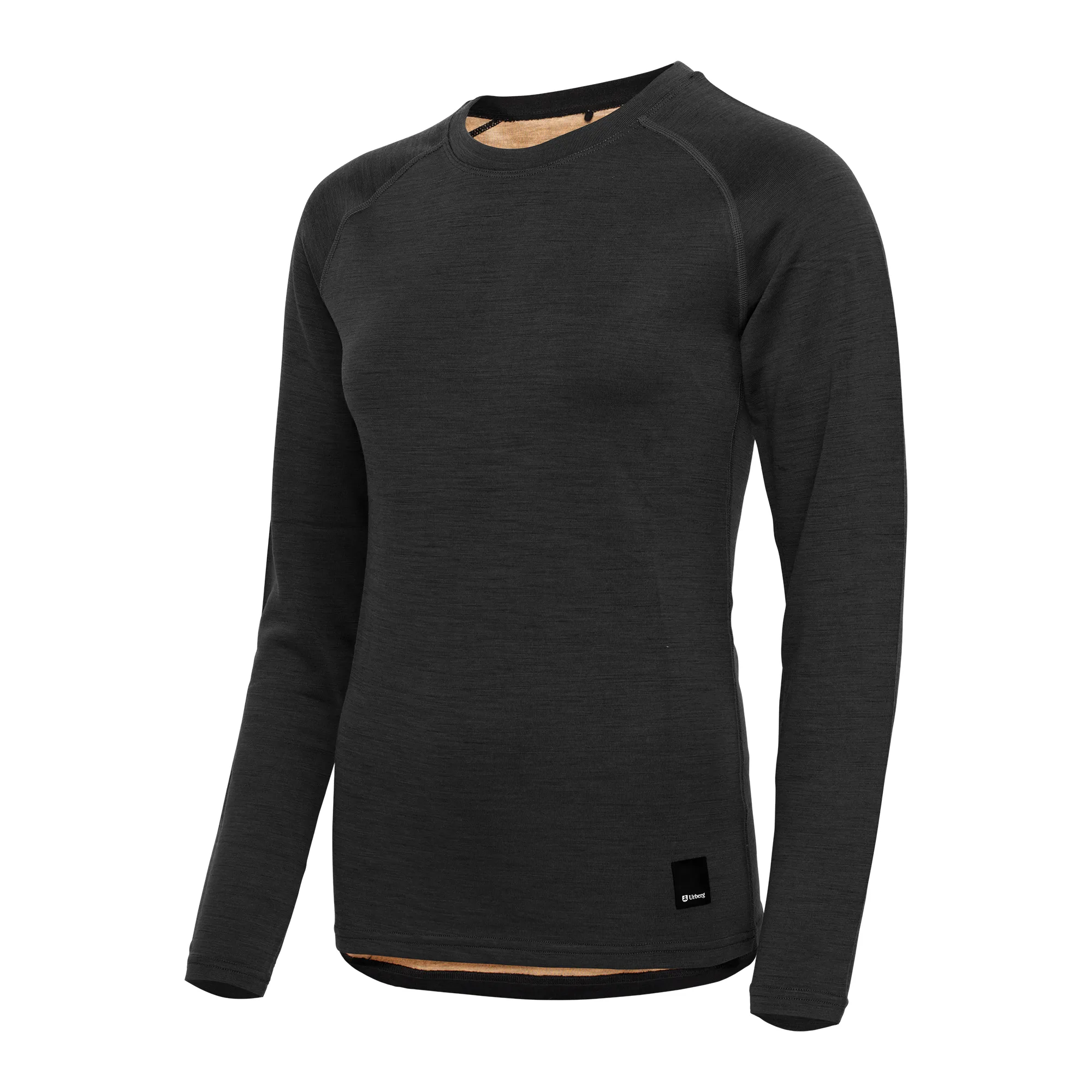 Urberg Merino-Bamboo Base Layer Top Wmn Phantom/Peach Fuzz