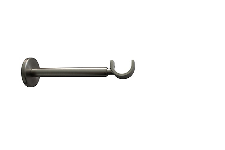 Support extensible long universel pour barre à rideau GoodHome Athens gris