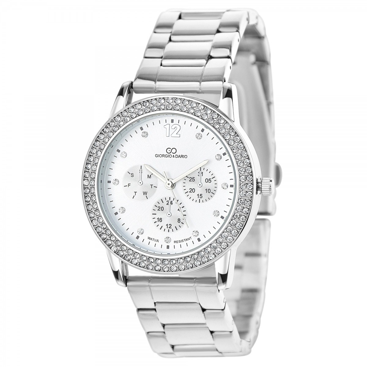 Montre Keyla élégante ornée de Cristaux scintillants SC Crystal