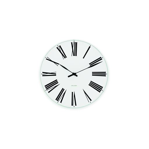 Arne Jacobsen Roman Vægur, Hvid, Ø29 cm