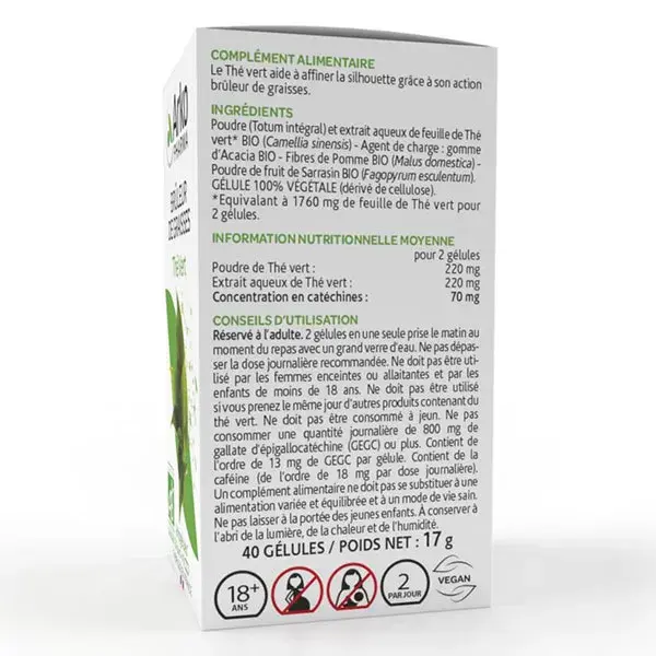 Arkopharma Arkogélules Chá Verde Orgânico 45 cápsulas