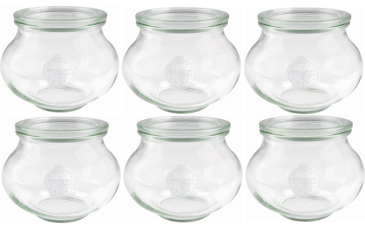 Einmachglas 500 ml, 6 StückEinmachgläser Set mit Deckel
