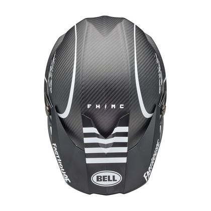Casque cross Bell MOTO-10 SPHERICAL FASTHOUSE RAVEN 2025 - Noir
