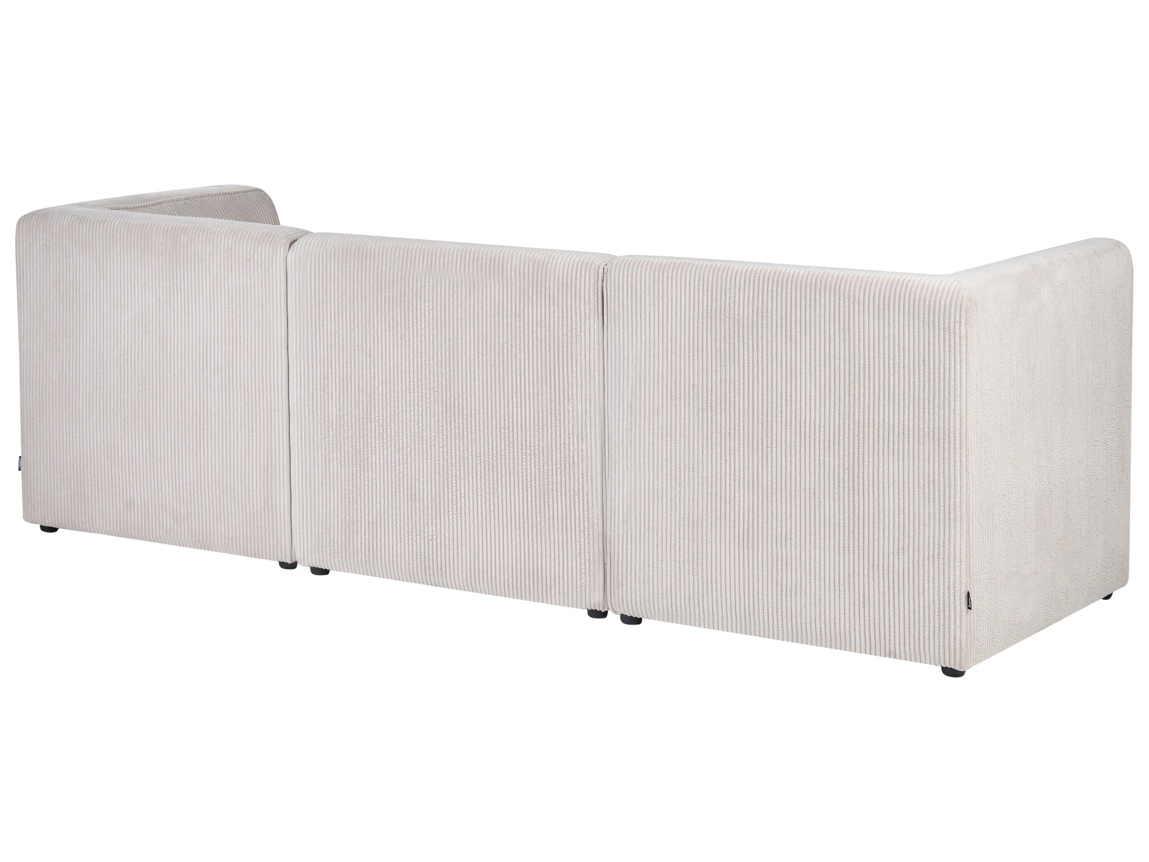 Modulaire bank 3-zits LEMVIG Corduroy Beige