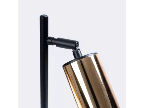 Lampe à poser Vespera noir-doré