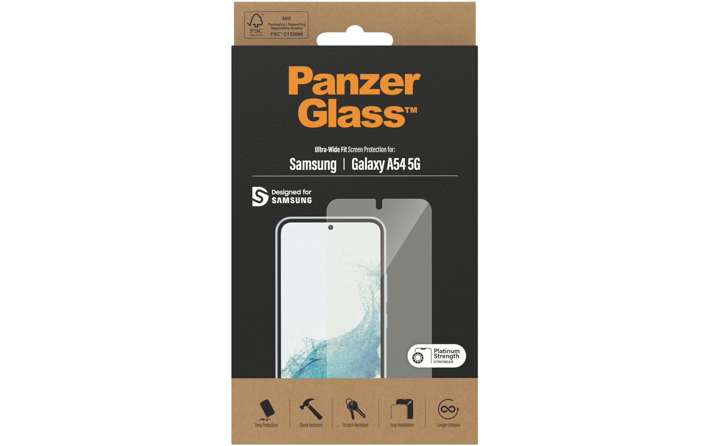 Displayschutz Ultra Wide Fit Galaxy A54 5GDisplay-Schutzfolie für das Samsung Galaxy A54 5G