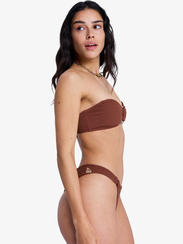 Roxy Sunshine Bandeau Haut de bikini bandeau Marron Femme