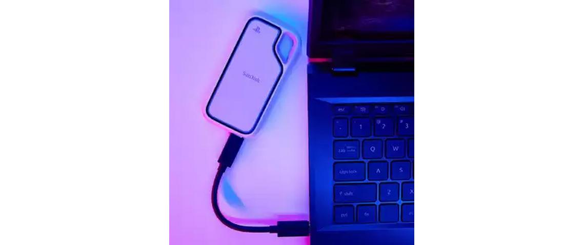Externe SSD Extreme Portable 1000 GB<br>Extreme Portable für PS5