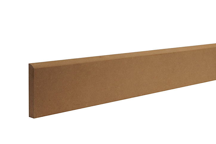 Plinthe réversible MDF 244 x 7 cm, ép.10 mm