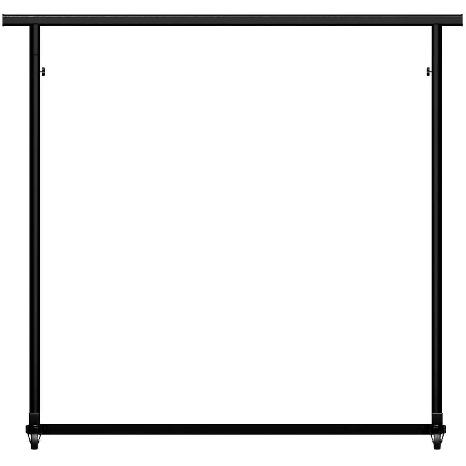 CLP Kledingrek Soran 120x120x50 cm - zwart