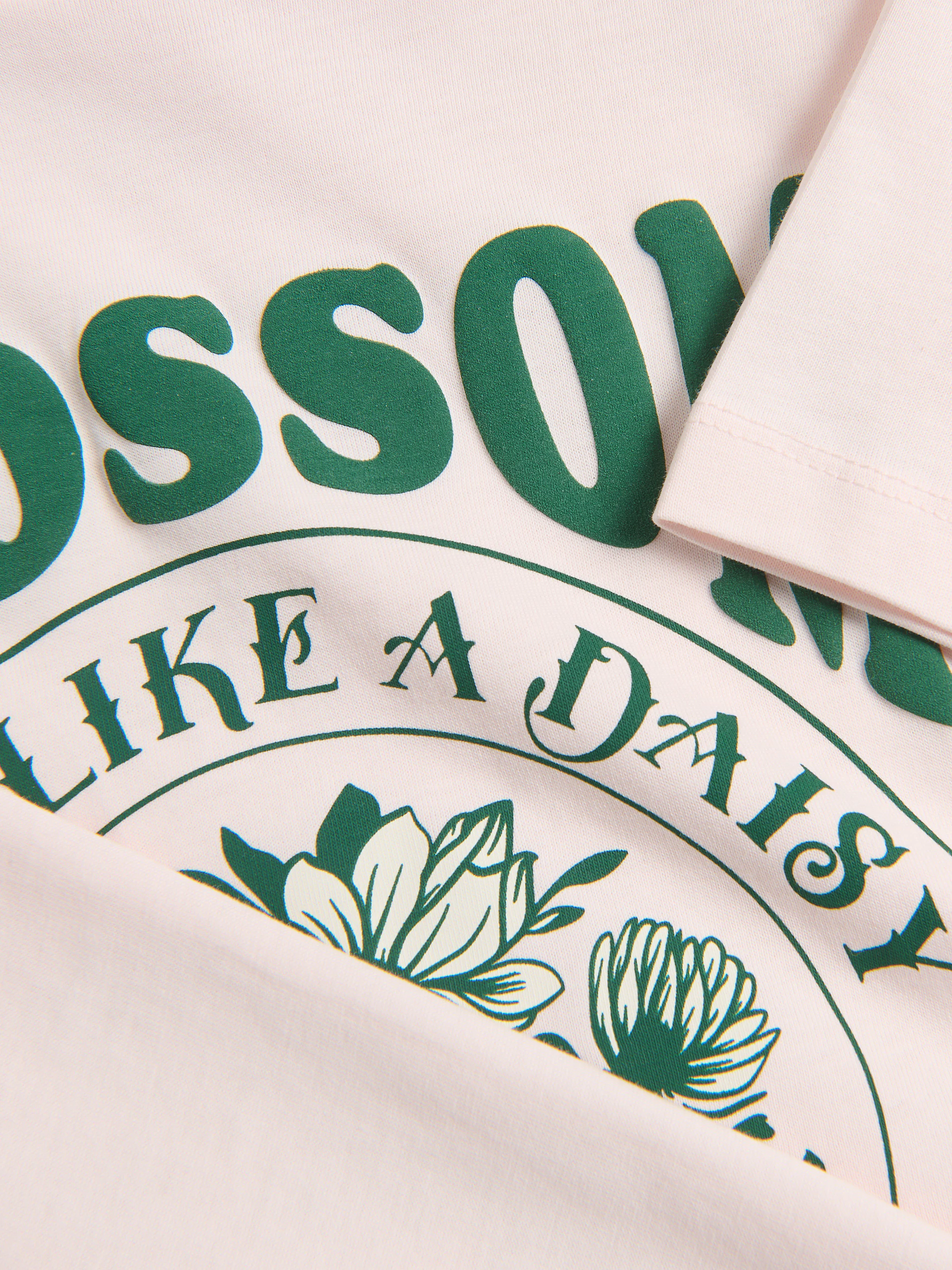 Lässiges T-Shirt mit aufdruck