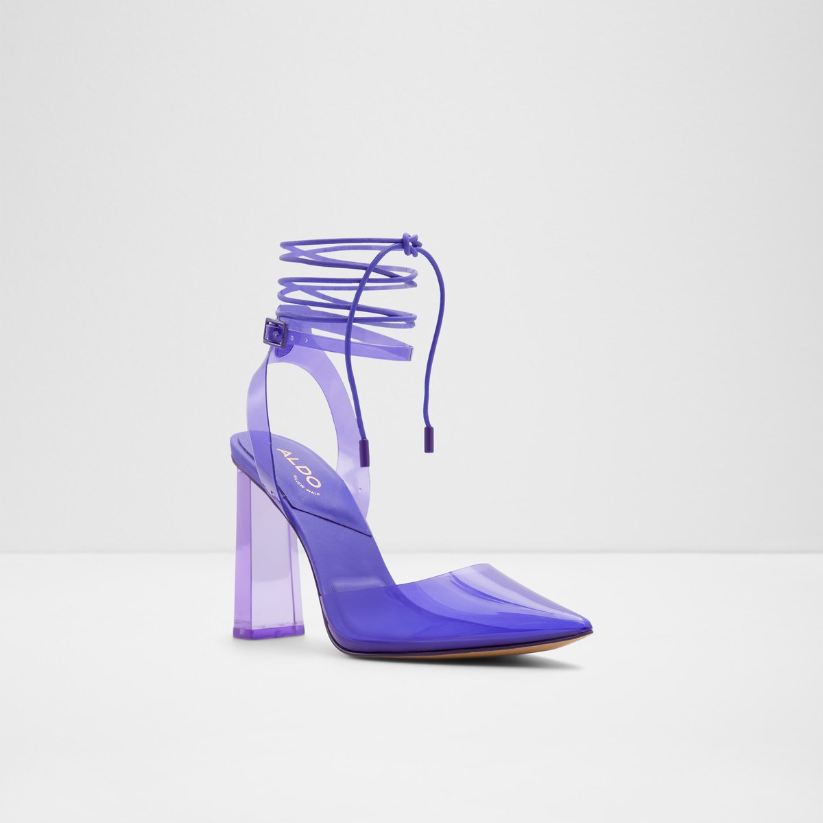 Tilah Bright Purple Women Block Heels