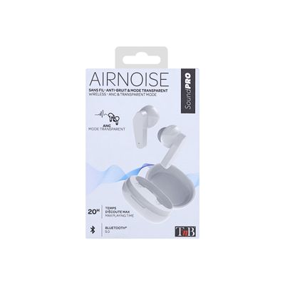T'nB AIR NOISE - Kit main libre - écouteur sans fil bluetooth - blanc