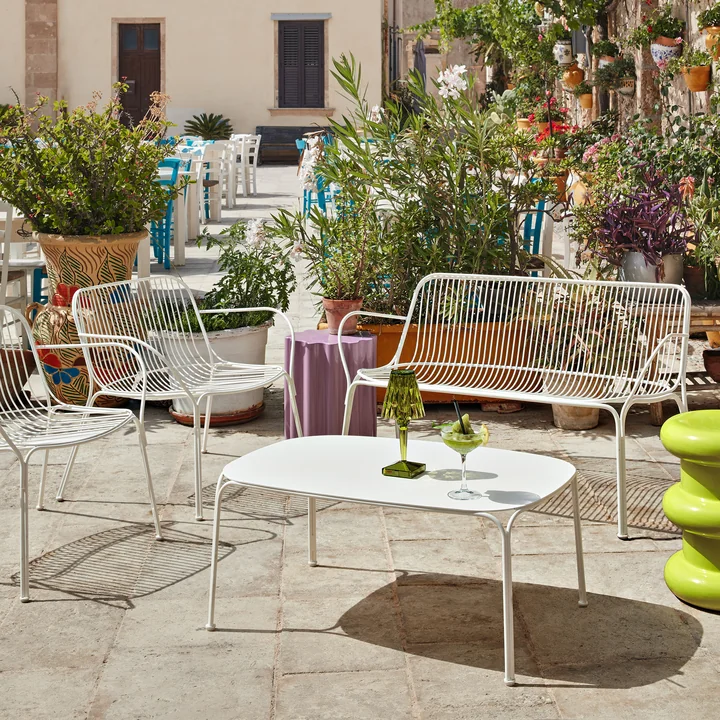 Kartell - Hiray Gartensofa, salbeigrün