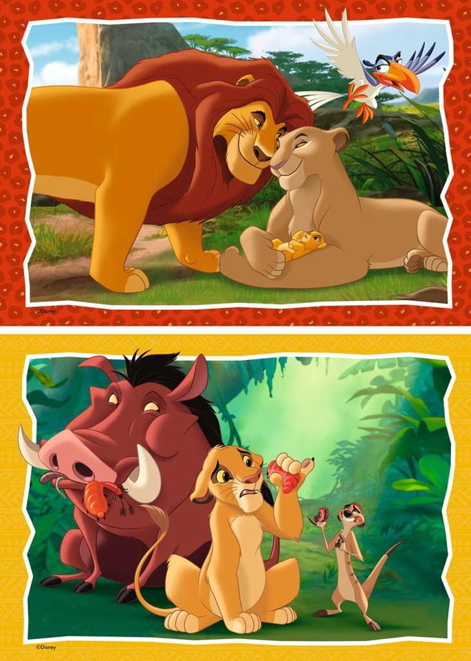 Ravensburger - Puslespil The Lion King 2x24 brikker