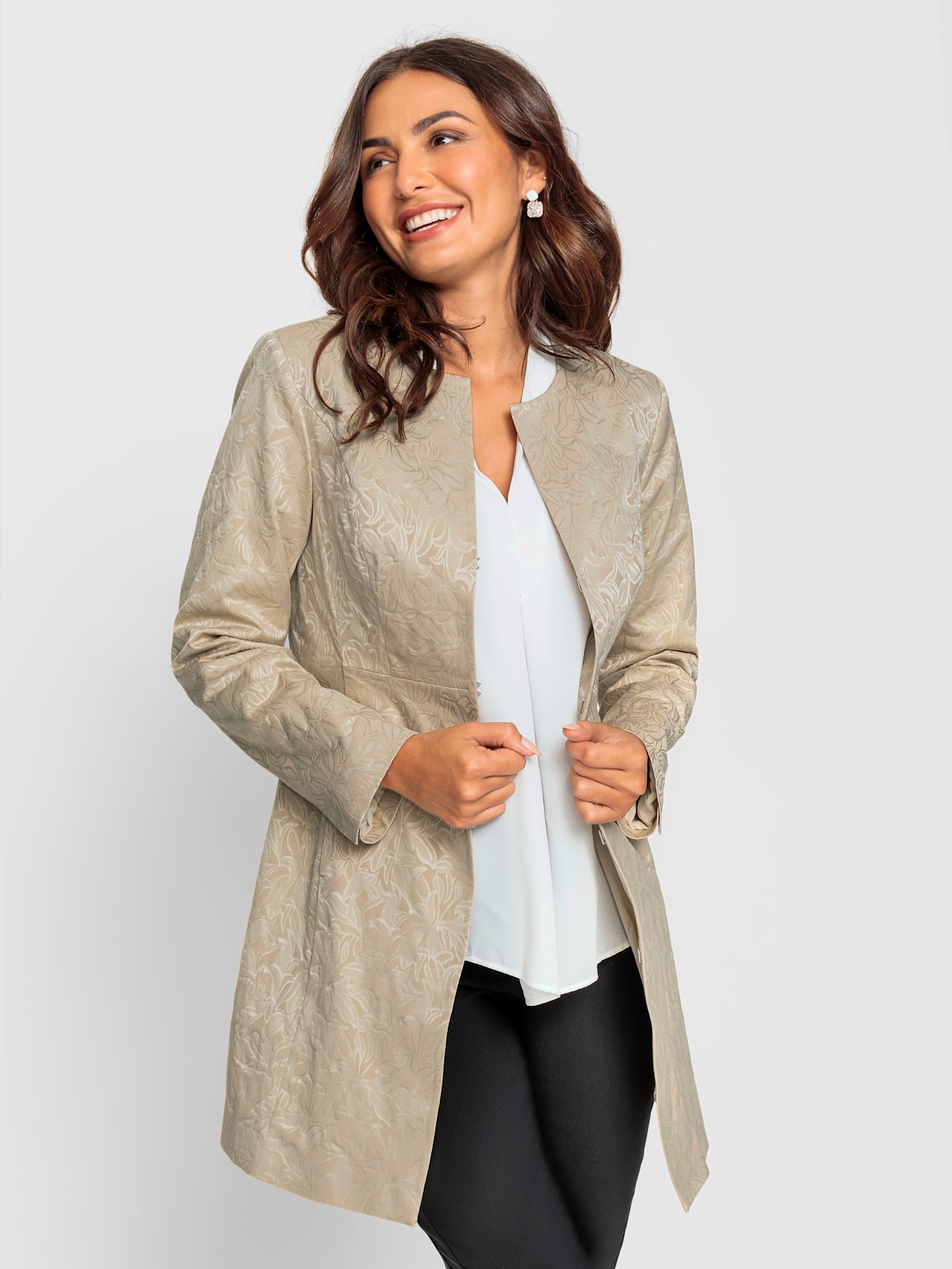 Blazer long 60% coton